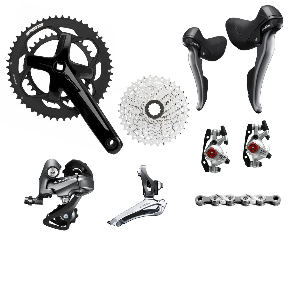 Shimano Claris 8-speed road groupset