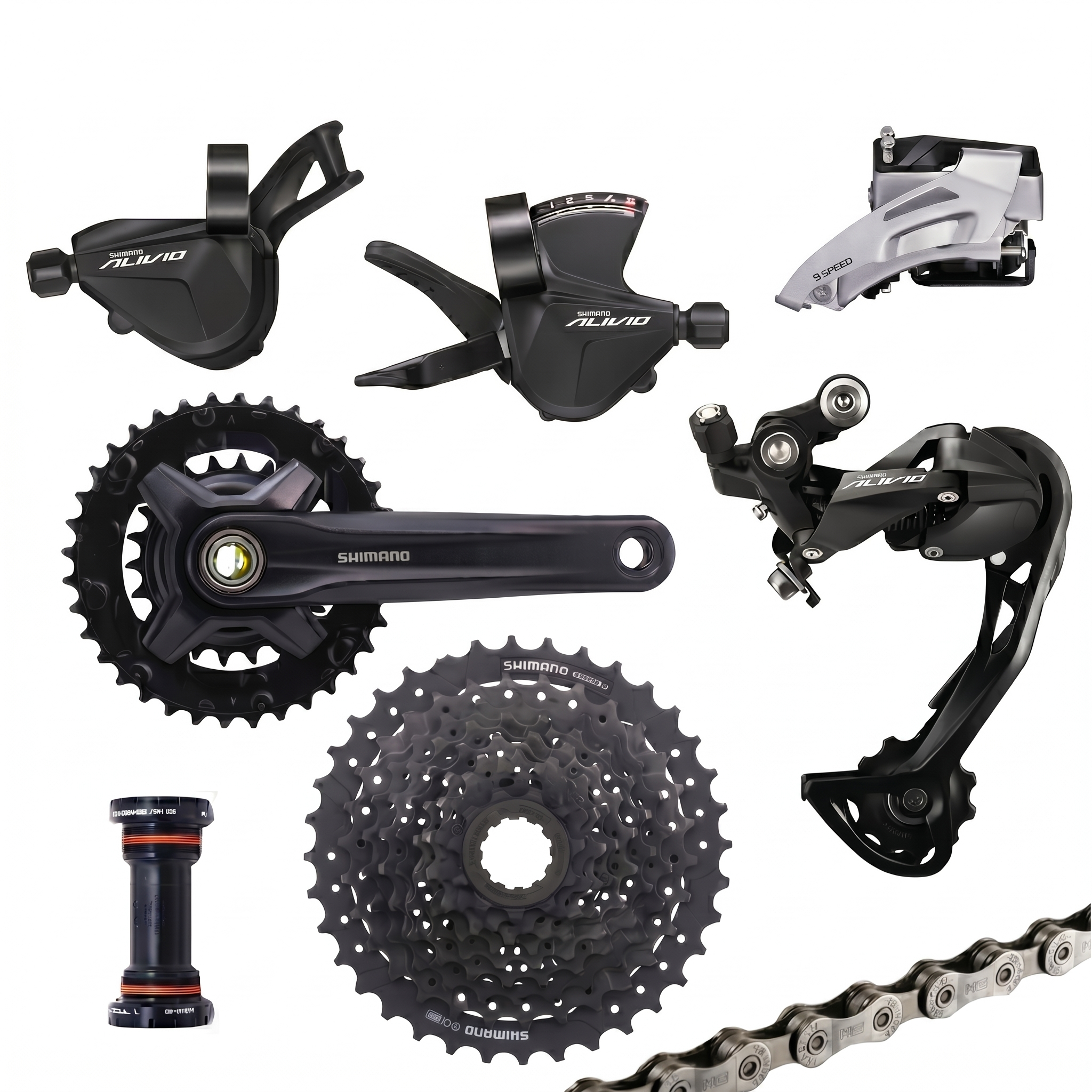 Shimano Alivio MTB M3100 groupset